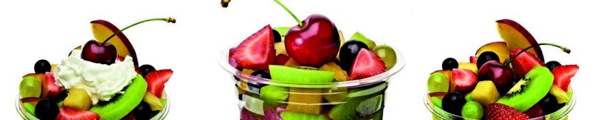 Изображение для стеклянного кухонного фартука, скинали: фрукты, ягоды, банки, fartux1082