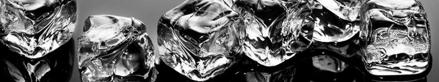 Изображение для стеклянного кухонного фартука, скинали: лед, fartux713