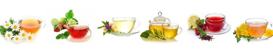 Изображение для стеклянного кухонного фартука, скинали: цветы, посуда, чай, кружка, napitki013