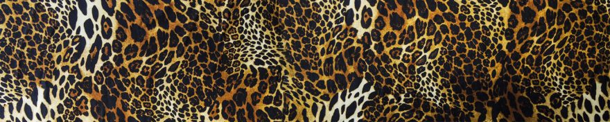 Изображение для стеклянного кухонного фартука, скинали: текстура, леопард, skin198